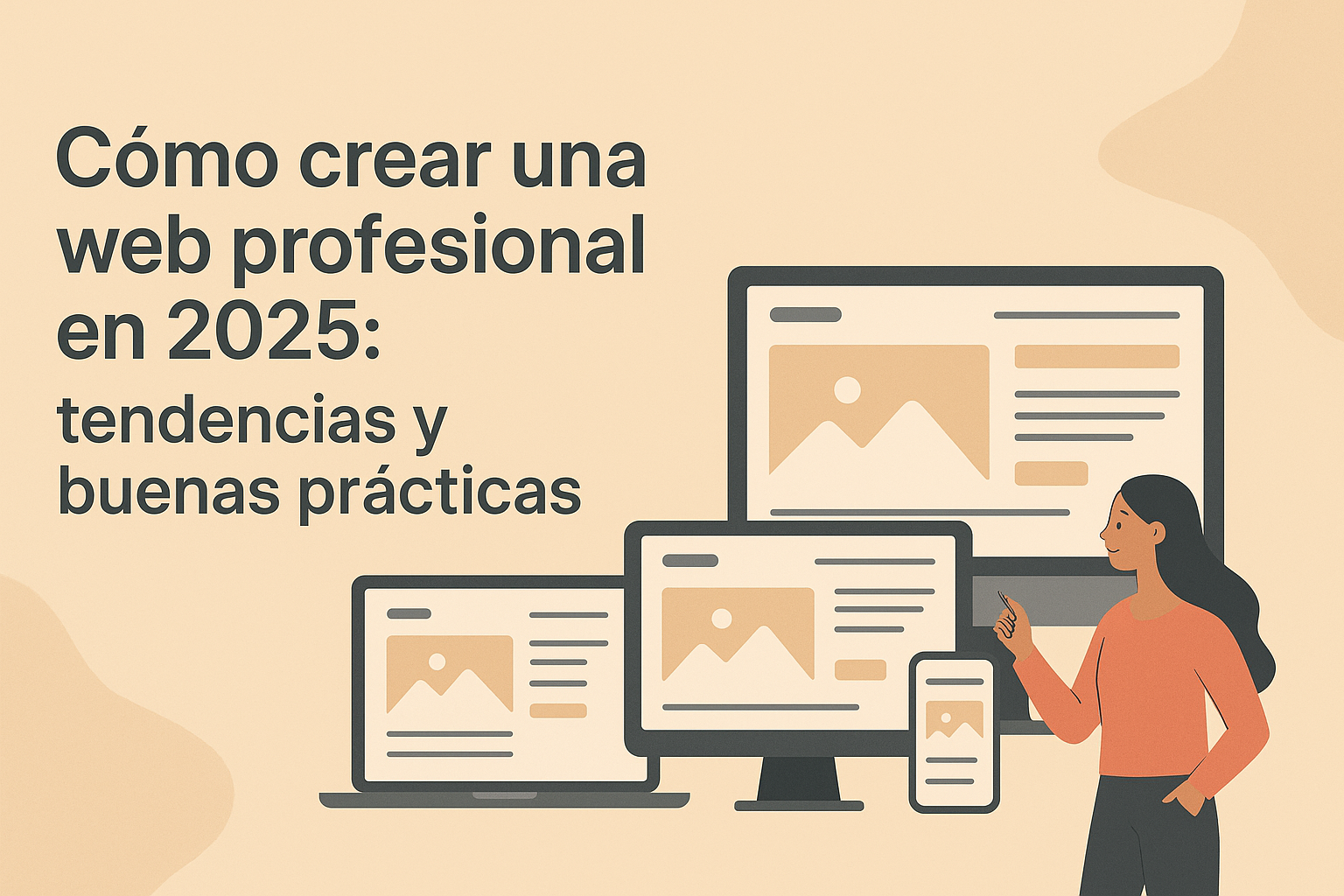 Cómo crear una web profesional en 2025: tendencias y buenas prácticas