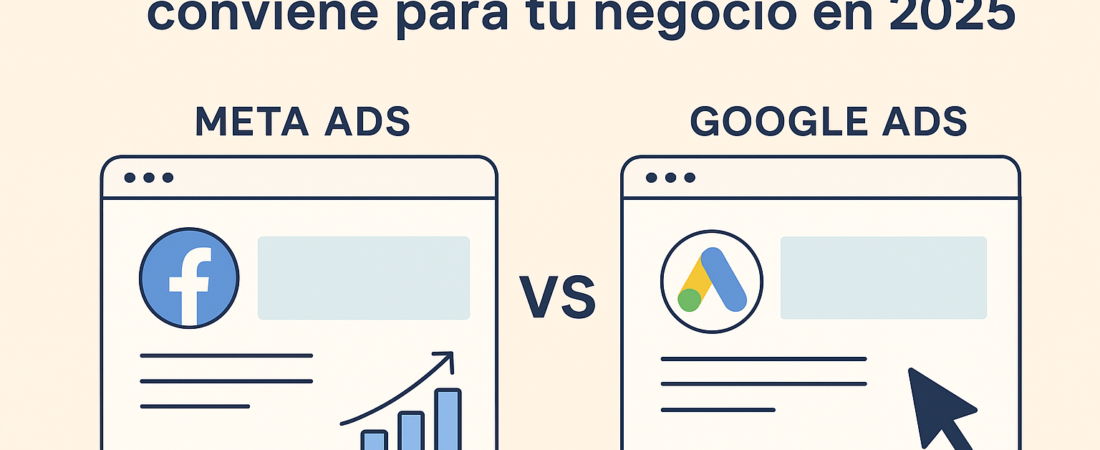 Meta Ads vs Google Ads: cuál conviene para tu negocio en 2025