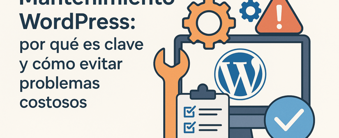 Mantenimiento WordPress: por qué es clave y cómo evitar problemas graves