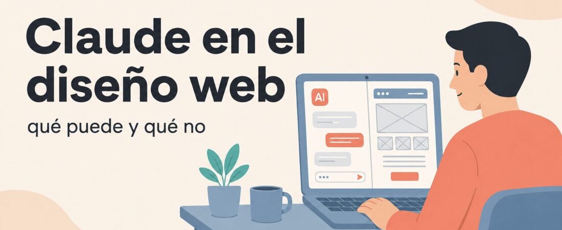 Claude en el diseño web: qué puede y qué no
