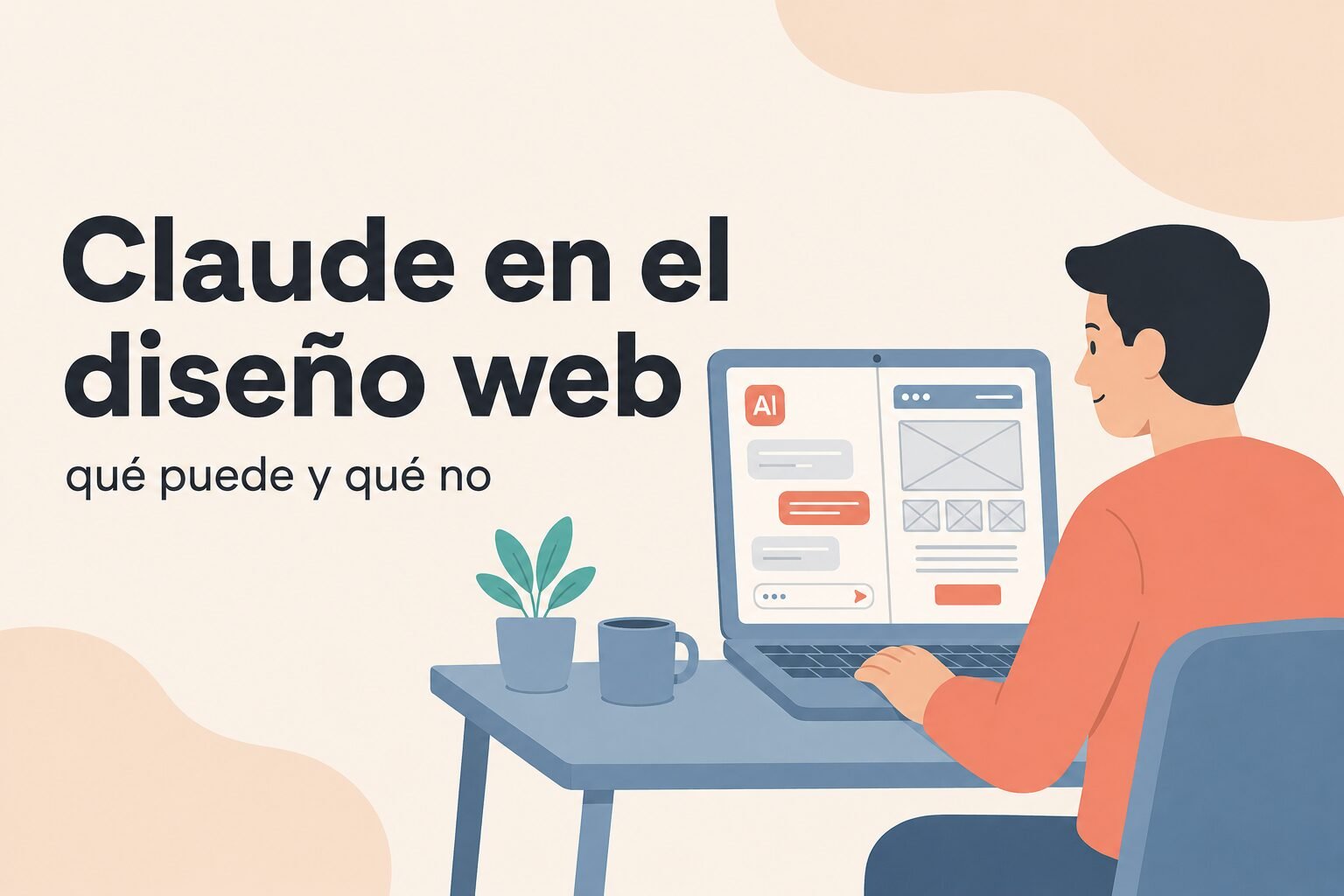 Claude en el diseño web: qué puede y qué no