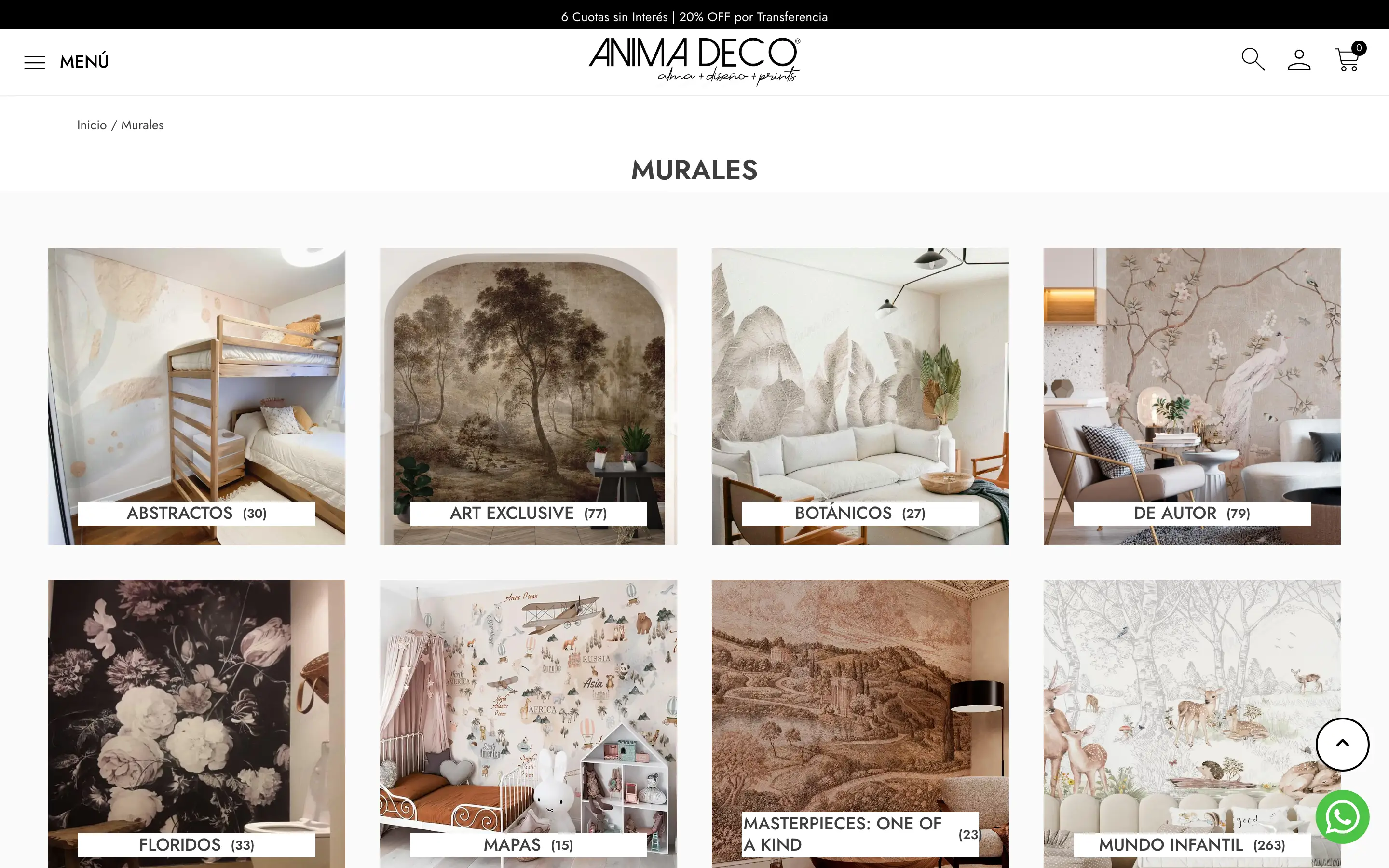 Cómo se muestran las categorías · diseño de la tarjeta de categoría