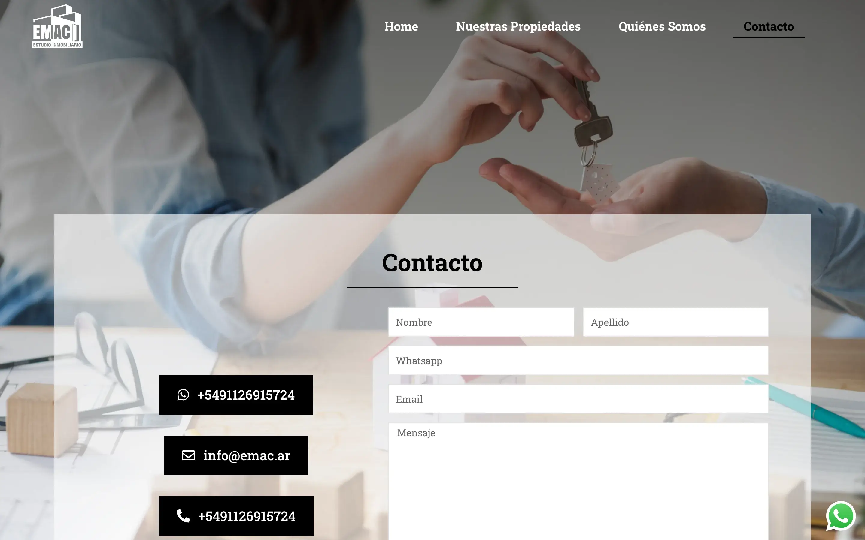 Contacto · formulario