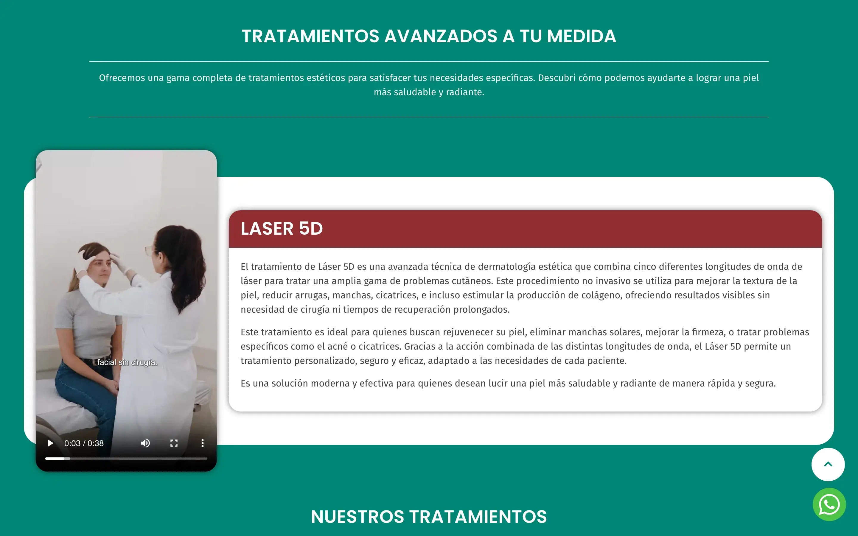 Grilla de tratamientos · Tratamientos Avanzados a Tu Medida