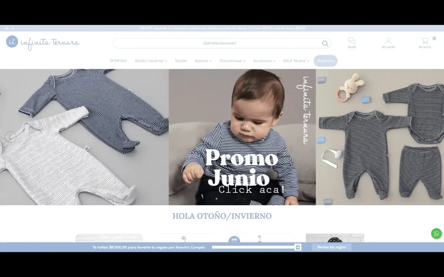 Infinita Ternura — portada
