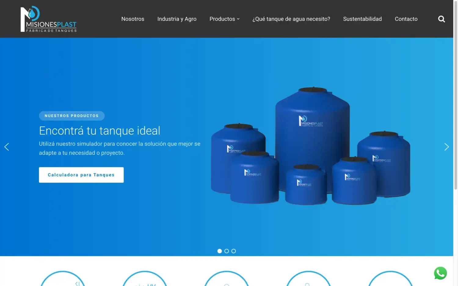 MisionesPlast — desktop